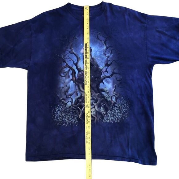 VTG The Mountain Fairy Tie Dye T-shirt Unisex Sz 2XL Dark Fantasy Elves Y2k USA - Picture 10 of 10